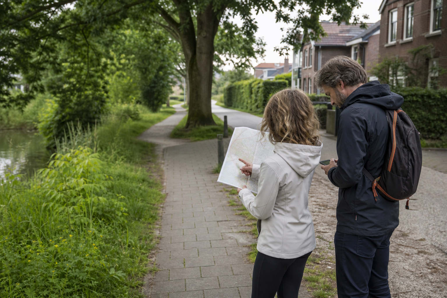 Rustig regionaal beeld passend bij: Wie beheert deze weg, berm of brug? Zoek het uit vóór je meldt